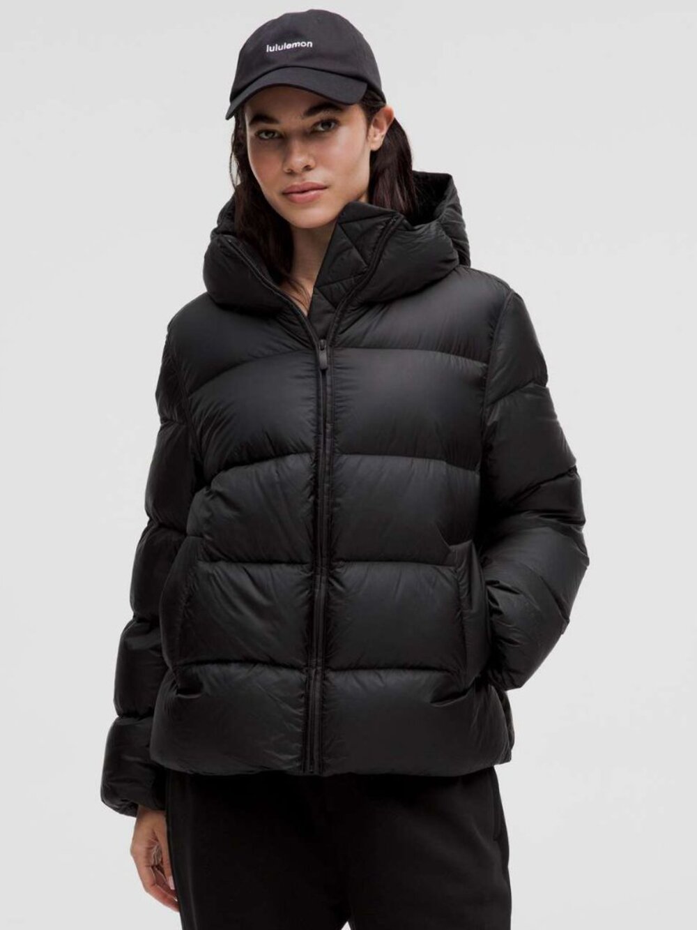 Lululemon Featherweight 900-Down-Fill Puffer Jacket In Black